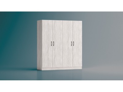 Τετράφυλλη ντουλάπα  Apolo 6 (blanco δρυς )